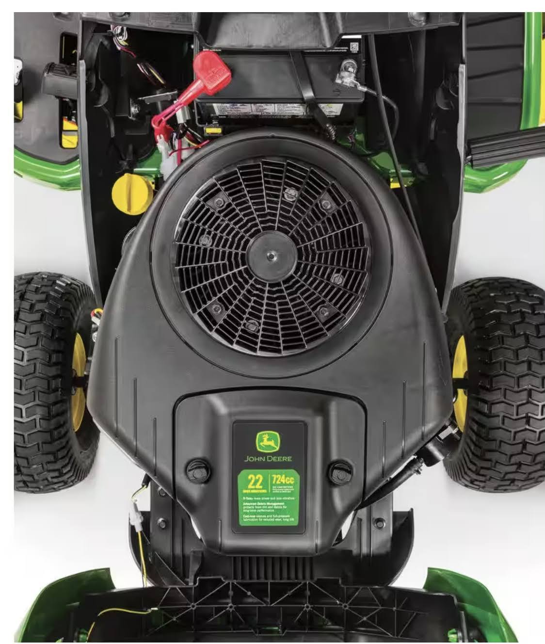 John Deere S140 48 in. 22 HP V-Twin GAS Hydrostatic Riding Lawn Tractor