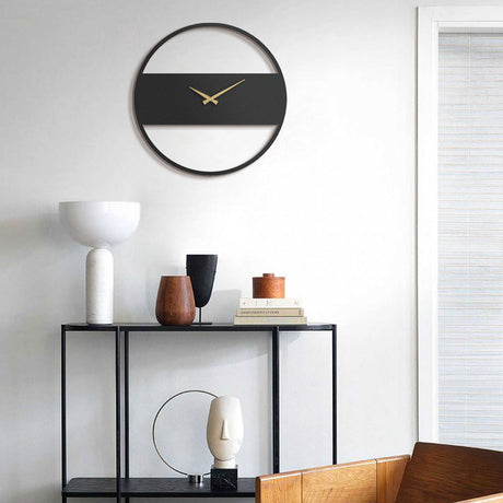 Stripe Metal Wall Clock - APS103