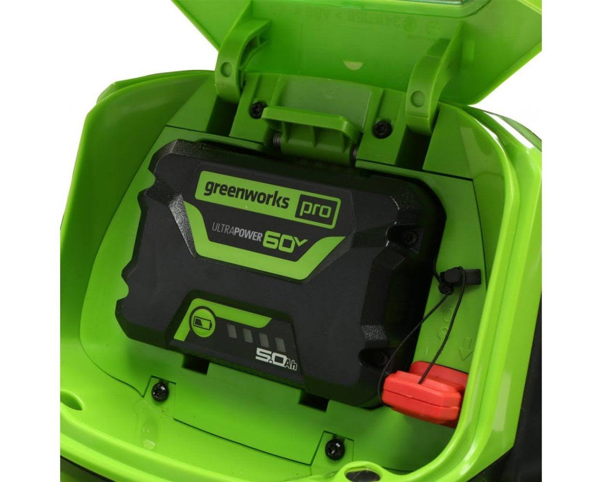 Greenworks Pro 19 in. 60V Battery Cordless 2-in-1 Lawn Mower with 5.0 Ah Battery with Charger