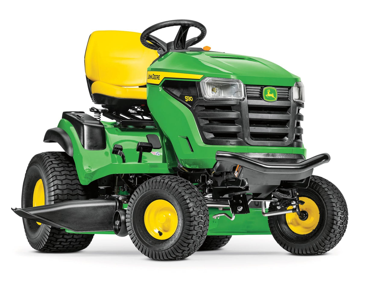 John Deere S130 Riding Lawn Mower - 42-in 22-HP V-Twin Mower for Large Lawns
