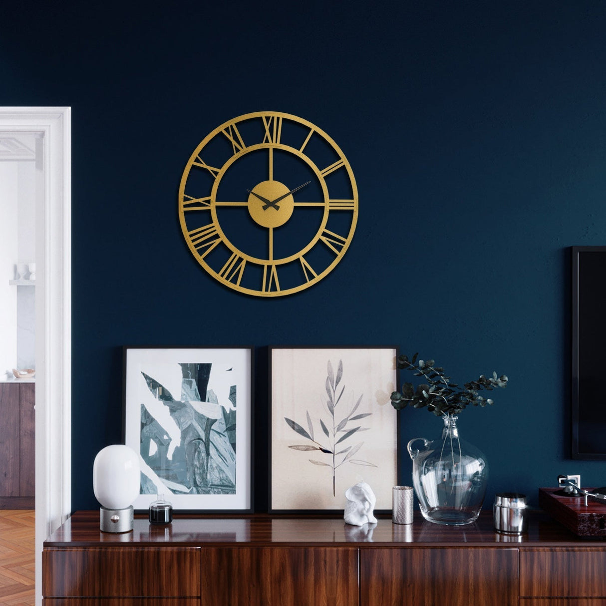 Roman Metal Wall Clock - APS035