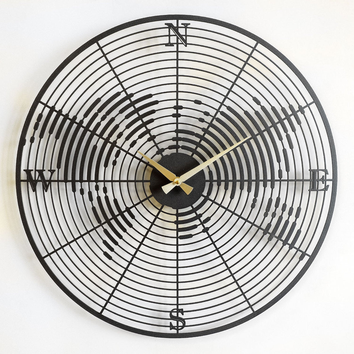 Coordinate Metal Wall Clock - APS018