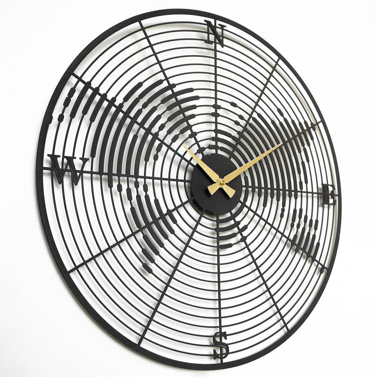 Coordinate Metal Wall Clock - APS018