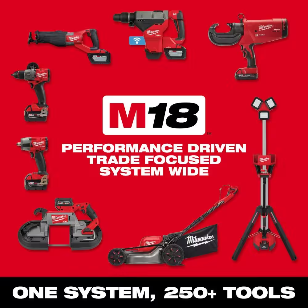 M18 FUEL Brushless Cordless 21 In. Walk behind Dual Battery Self-Propelled Mower W/(2) 12.0Ah Battery and Rapid Charger