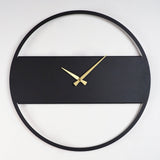 Stripe Metal Wall Clock - APS103