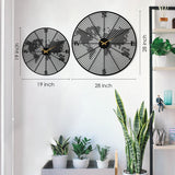 Coordinate Metal Wall Clock - APS018