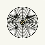 Coordinate Metal Wall Clock - APS018