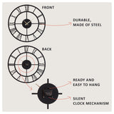 Roman Metal Wall Clock - APS035