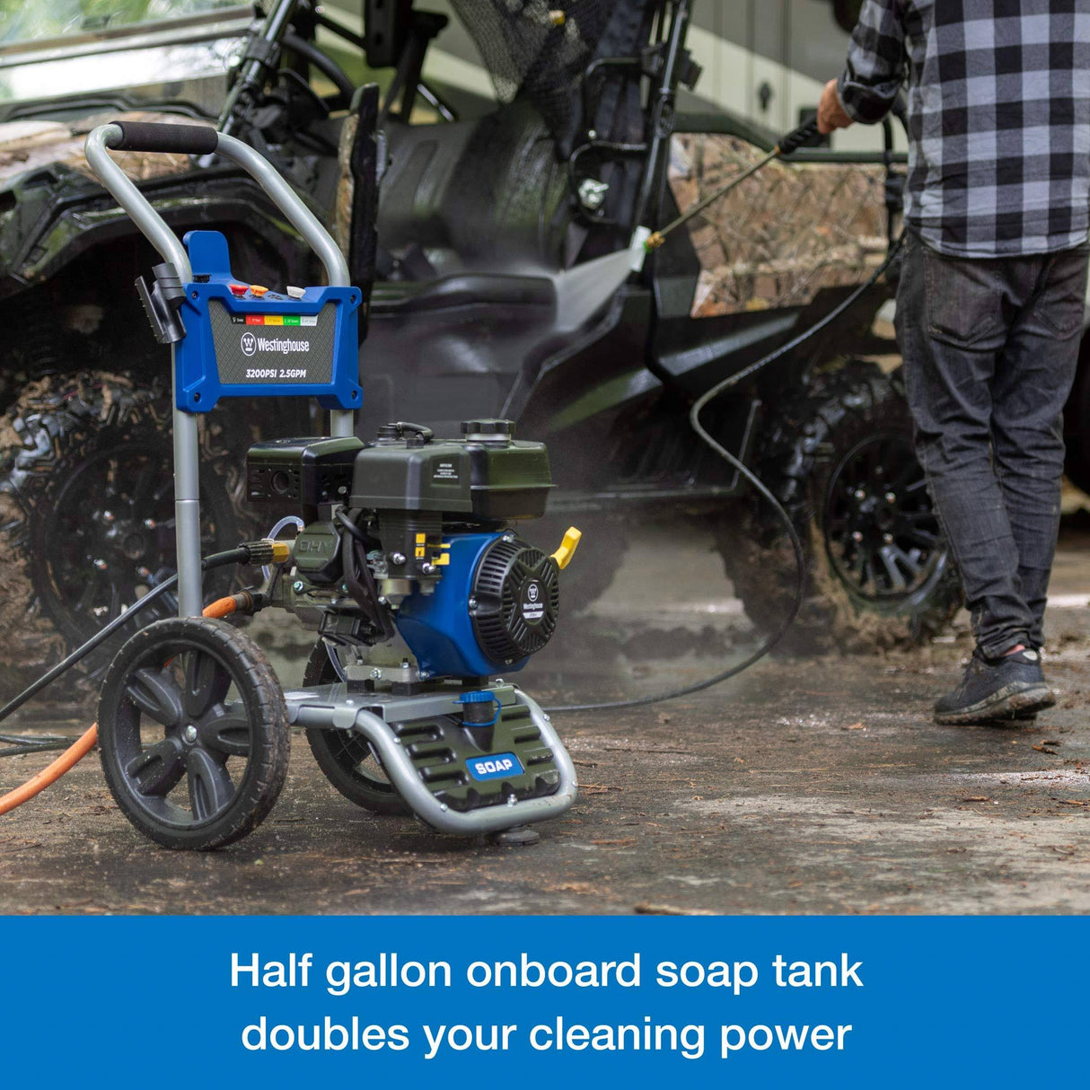 Westinghouse Pressure Washer GAS Cold Water 3200 PSI 2.5 GPM WPX3200