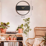 Stripe Metal Wall Clock - APS103